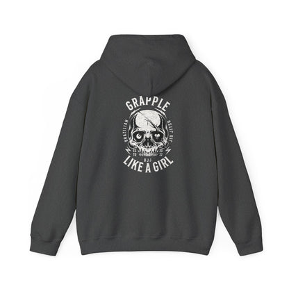 Women's Grapple like a Girl BJJ Hoodie - You had me at leglock