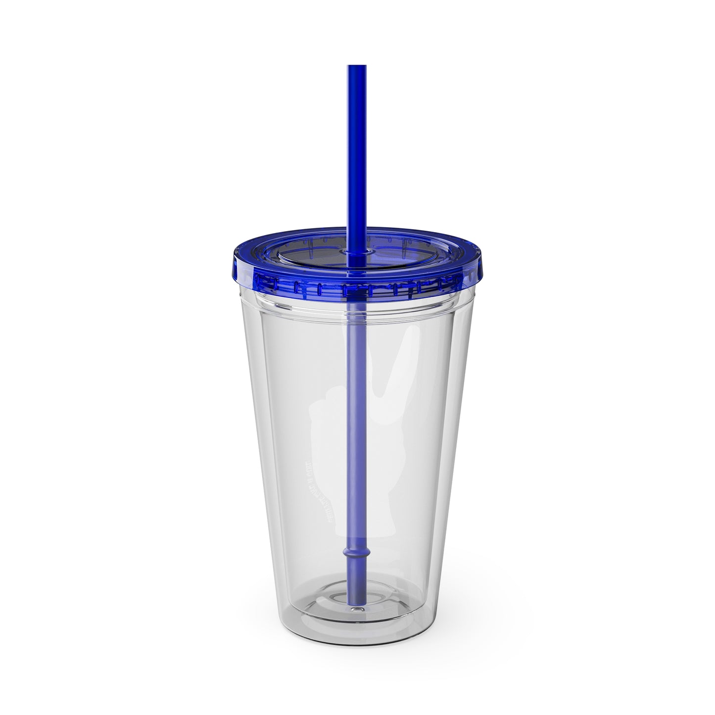 Submission Peace Sign BJJ Jiu Jitsu Acrylic Tumbler w/ Straw