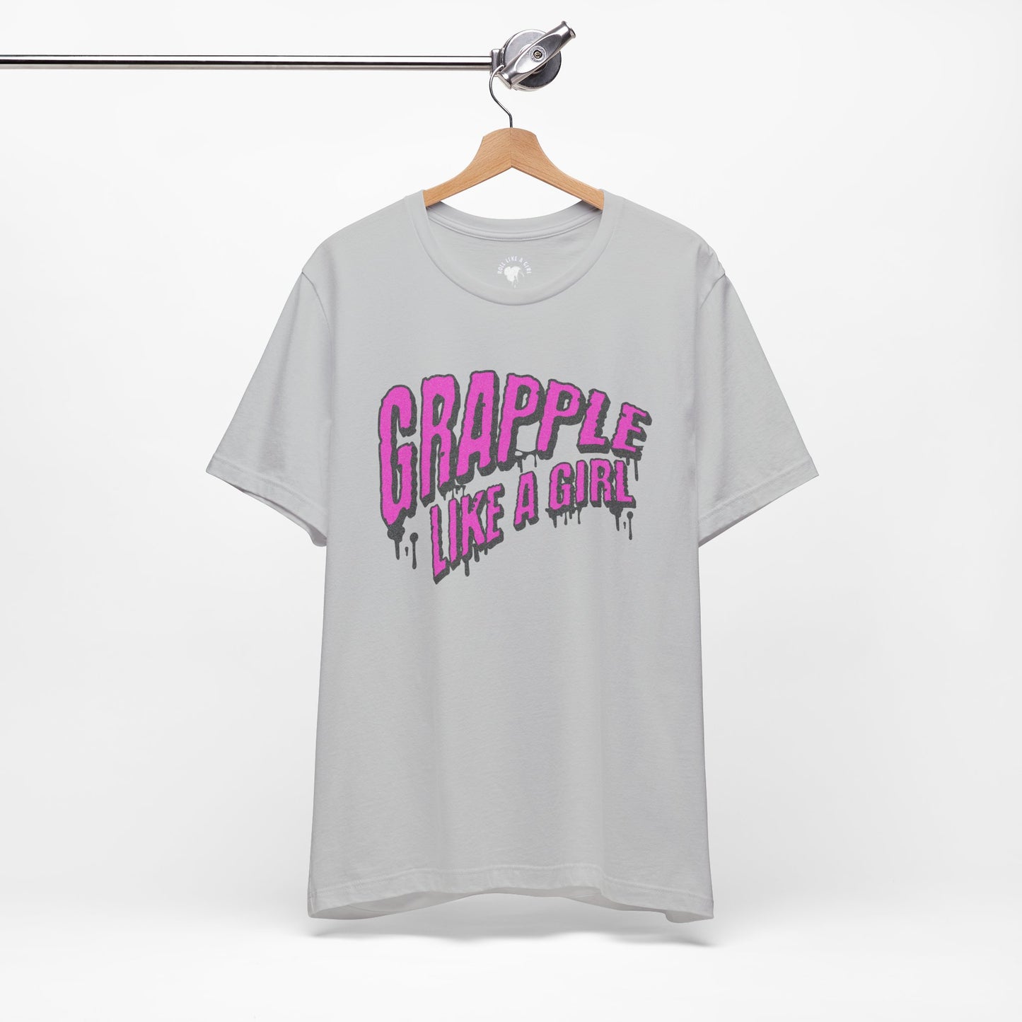 Women's Grapple like a Girl Slime Jiu Jitsu T-shirt