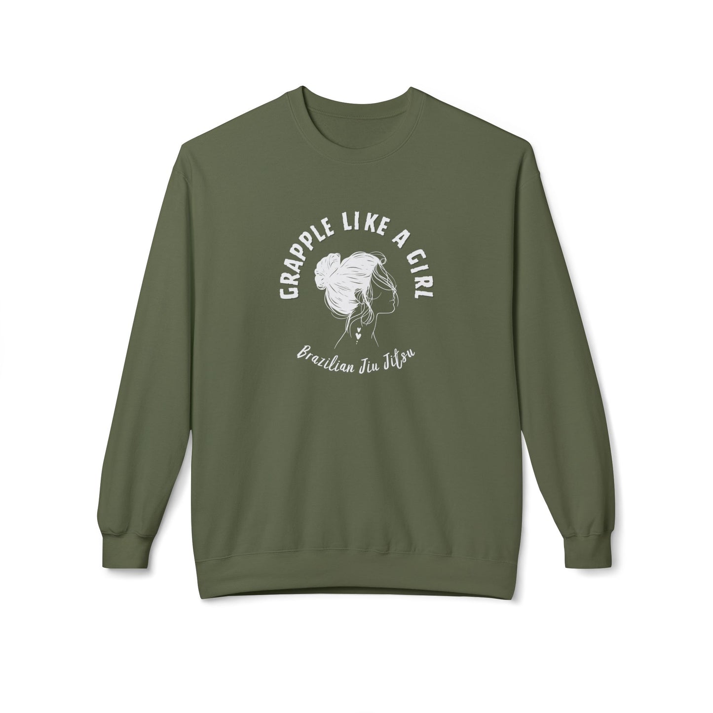 Grapple like a Girl Crewneck Sweater