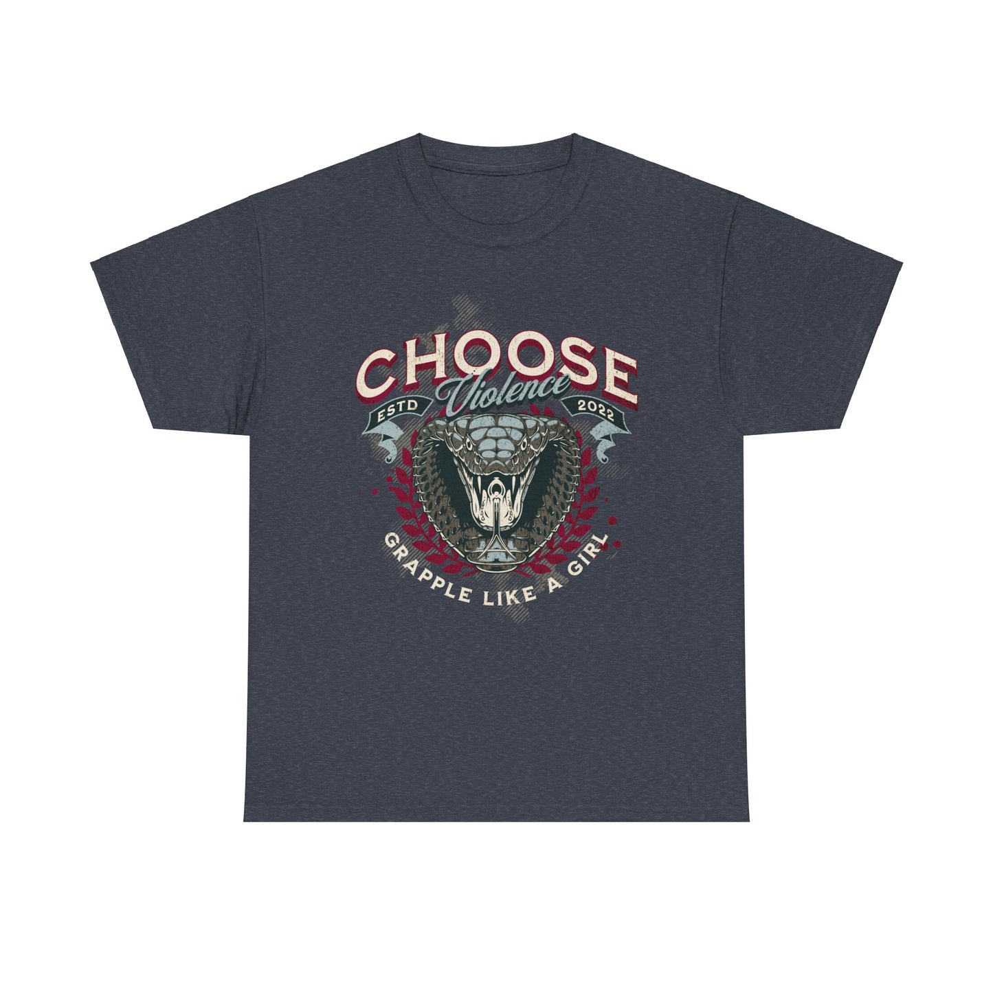 Women's Jiu Jitsu T-Shirt - Choose Violence Cobra