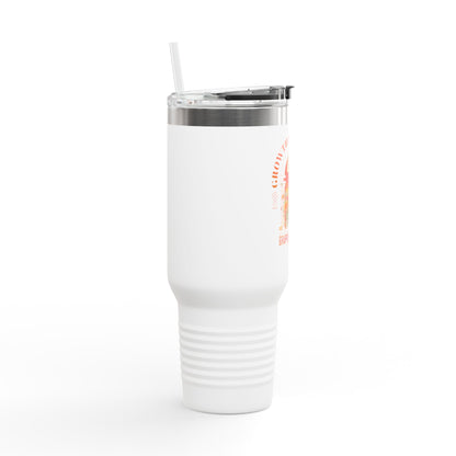 Grapple like a Girl Insulated Travel Mug - 40oz - Growth is Strength
