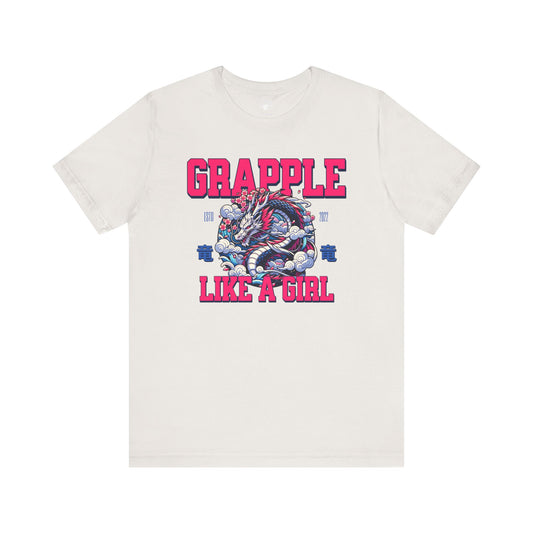 Women's Grapple like a Girl Tokyo Dragon Jiu Jitsu T-shirt