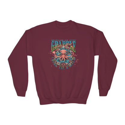 Grapple Like A Girl Youth Crewneck Sweatshirt - Choke, Tap, Repeat