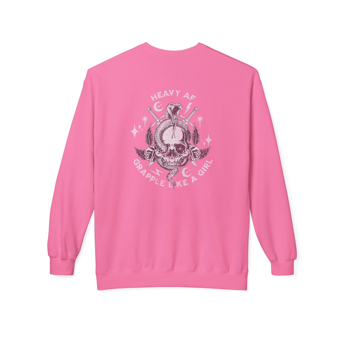 Grapple like a Girl Crewneck Sweatshirt - Heavy AF