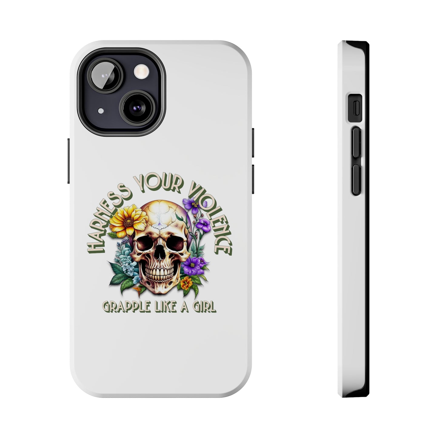 Women's BJJ Harness Your Violence Jiu Jitsu Tough iPhone Cases