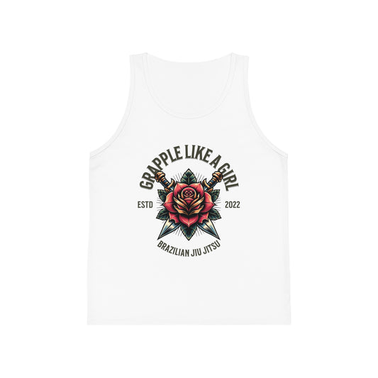 Grapple like a Girl Rose Youth Jersey Tank Top