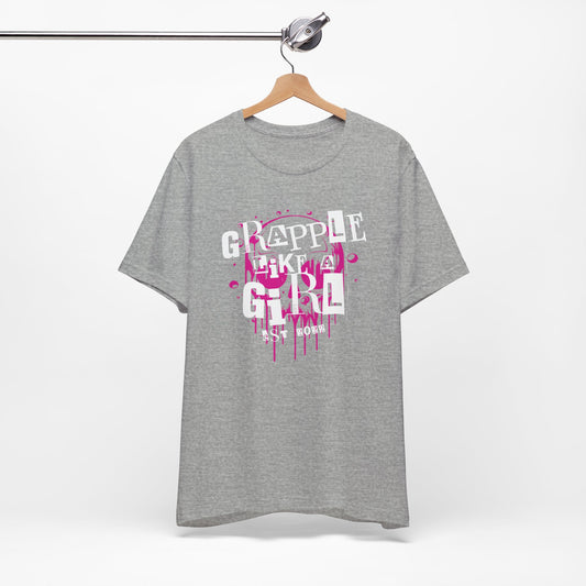 Women's Jiu Jitsu Grapple like a Girl BJJ T-shirt