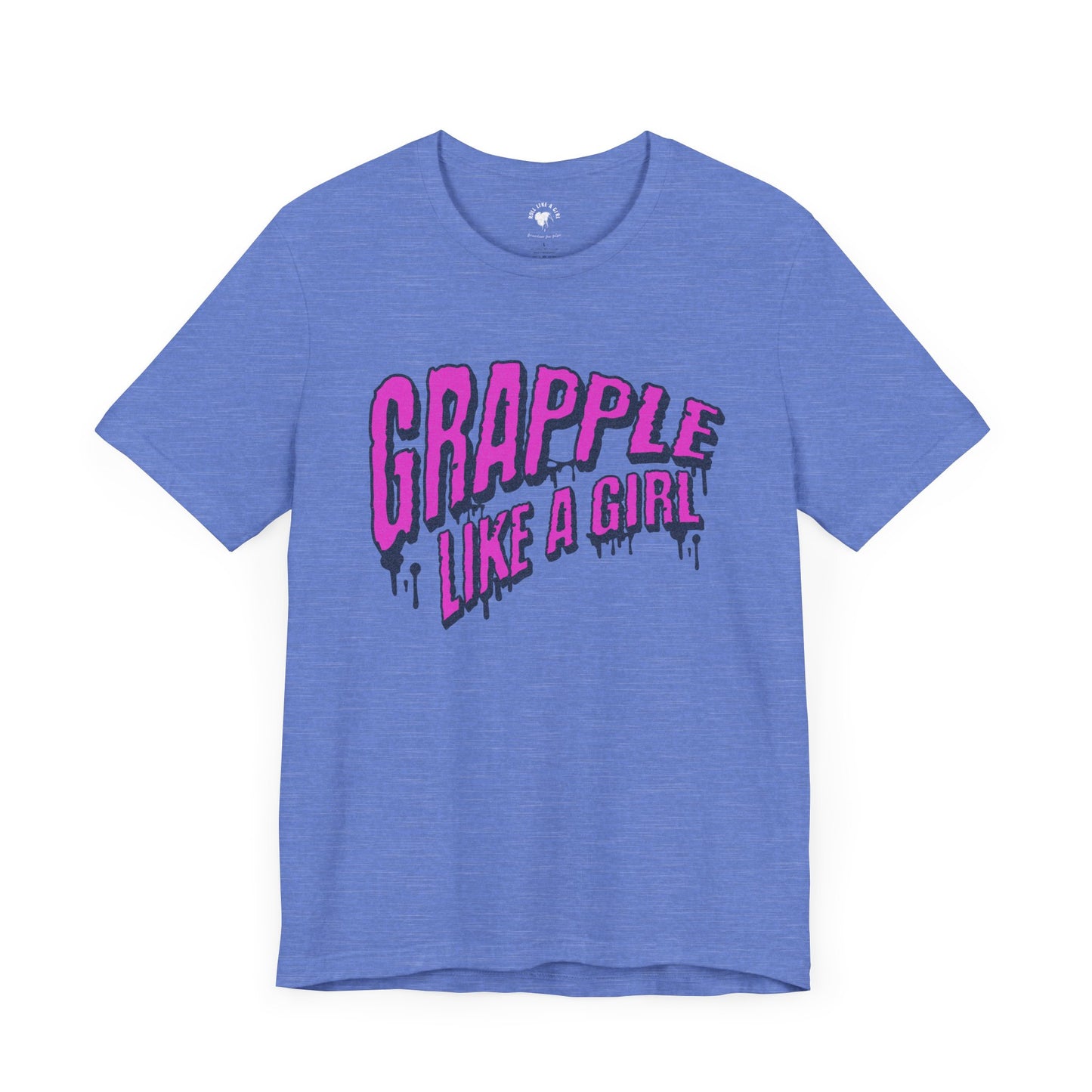 Women's Grapple like a Girl Slime Jiu Jitsu T-shirt