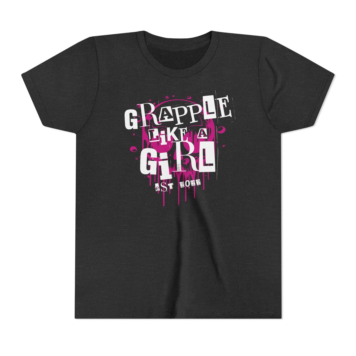 BJJ Youth Girls Short Sleeve Tee Grapple Like a Girl