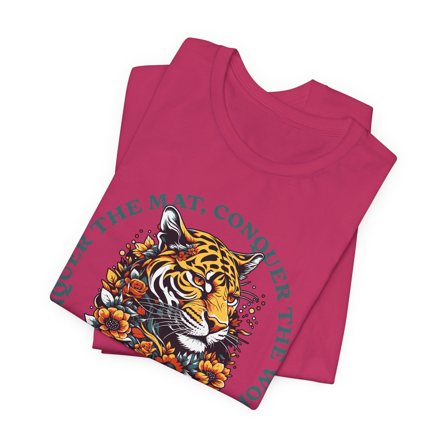 Womens BJJ Conquer to Mats Jiu Jitsu T-shirt