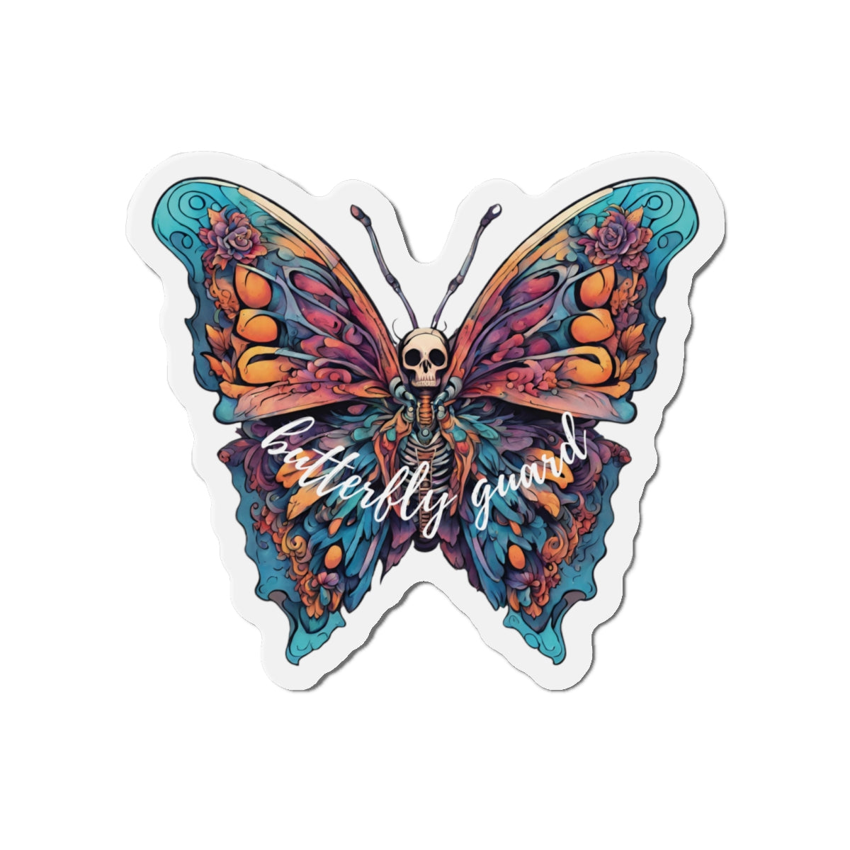 Butterfly Guard Die Cut Magnet