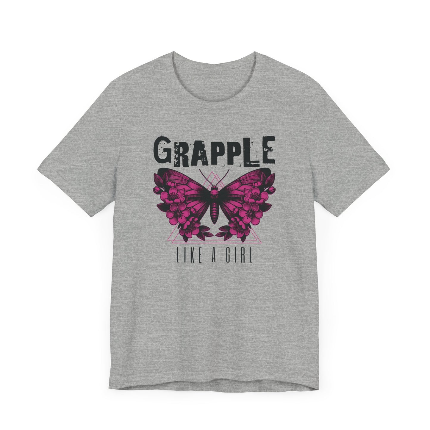 Grapple like a Girl Moth Women's BJJ Jiu Jitsu T-Shirt