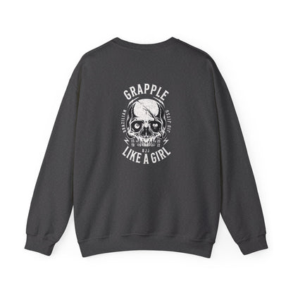 BJJ Women's Crewneck Sweater - Shut up & train.