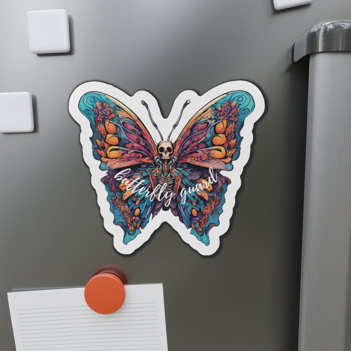 Butterfly Guard Die Cut Magnet