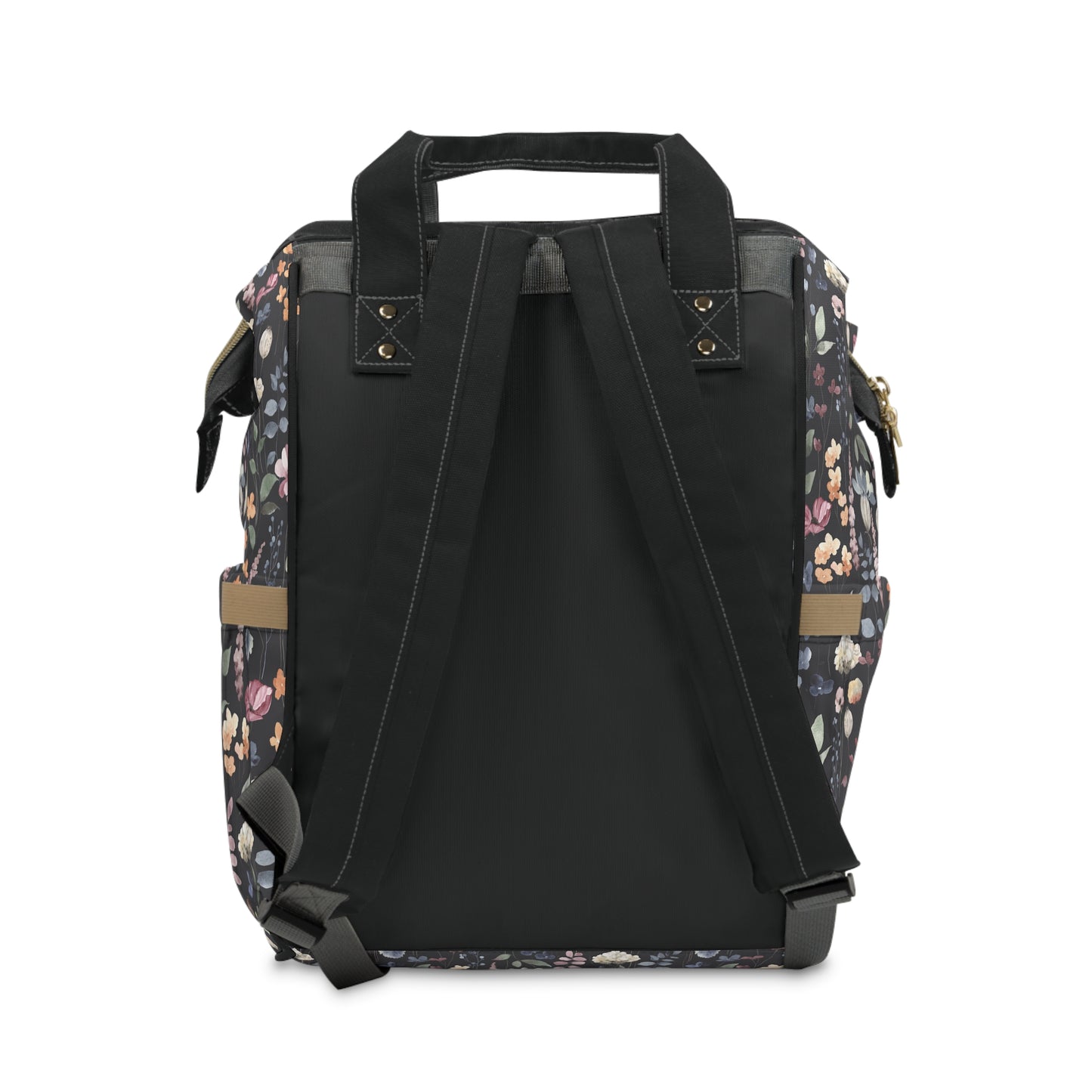 Women's Grapple like a Girl Jiu Jitsu Multifunctional Backpack Black Florals