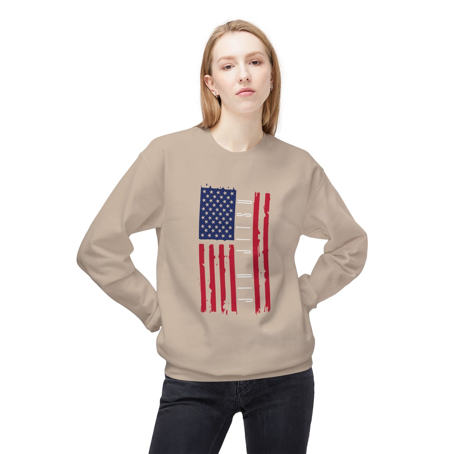 Crewneck Sweatshirt - Jiu Jitsu Flag