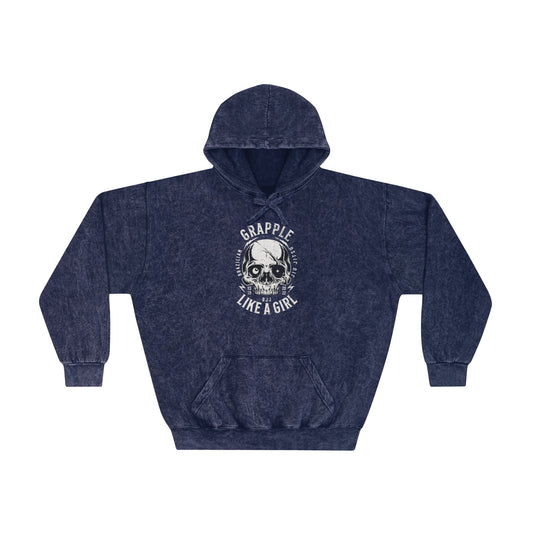 Grapple like a Girl Mineral Wash Hoodie