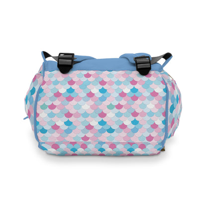 Women's Grapple like a Girl Jiu Jitsu Gear Backpack - Mermaid Scales Design