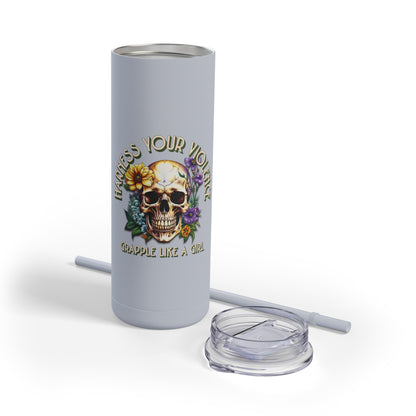 Harness Your Violence Skinny Matte Tumblers, 20oz