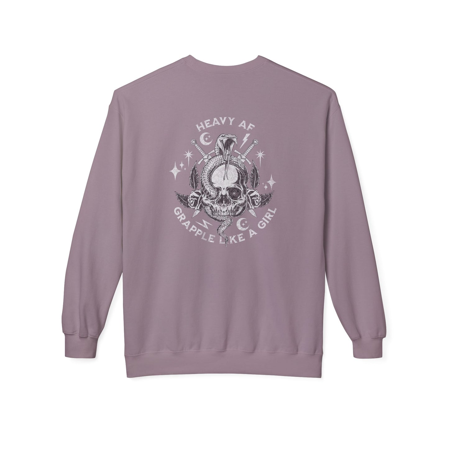 Grapple like a Girl Crewneck Sweatshirt - Heavy AF