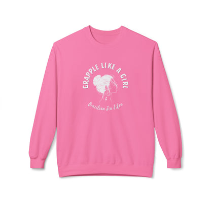Grapple like a Girl Crewneck Sweater
