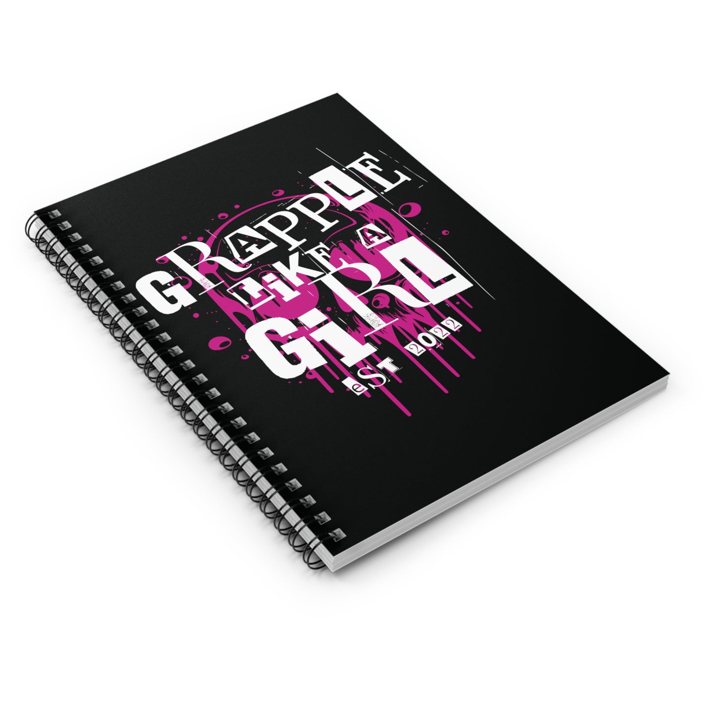 Grapple like a Girl Spiral Notebook - Ruled Line