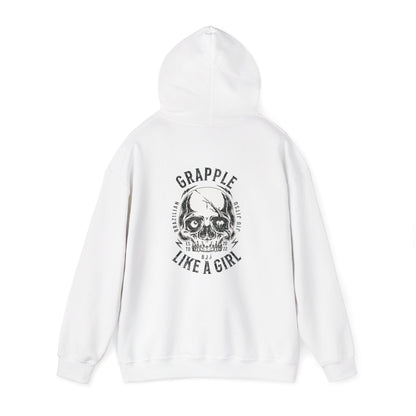 Women's Grapple like a Girl BJJ Hoodie - You had me at leglock