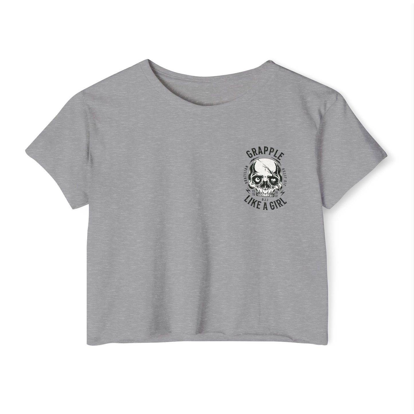 Grapple like a Girl Crop Top - Silly Goose Jiu Jitsu Club