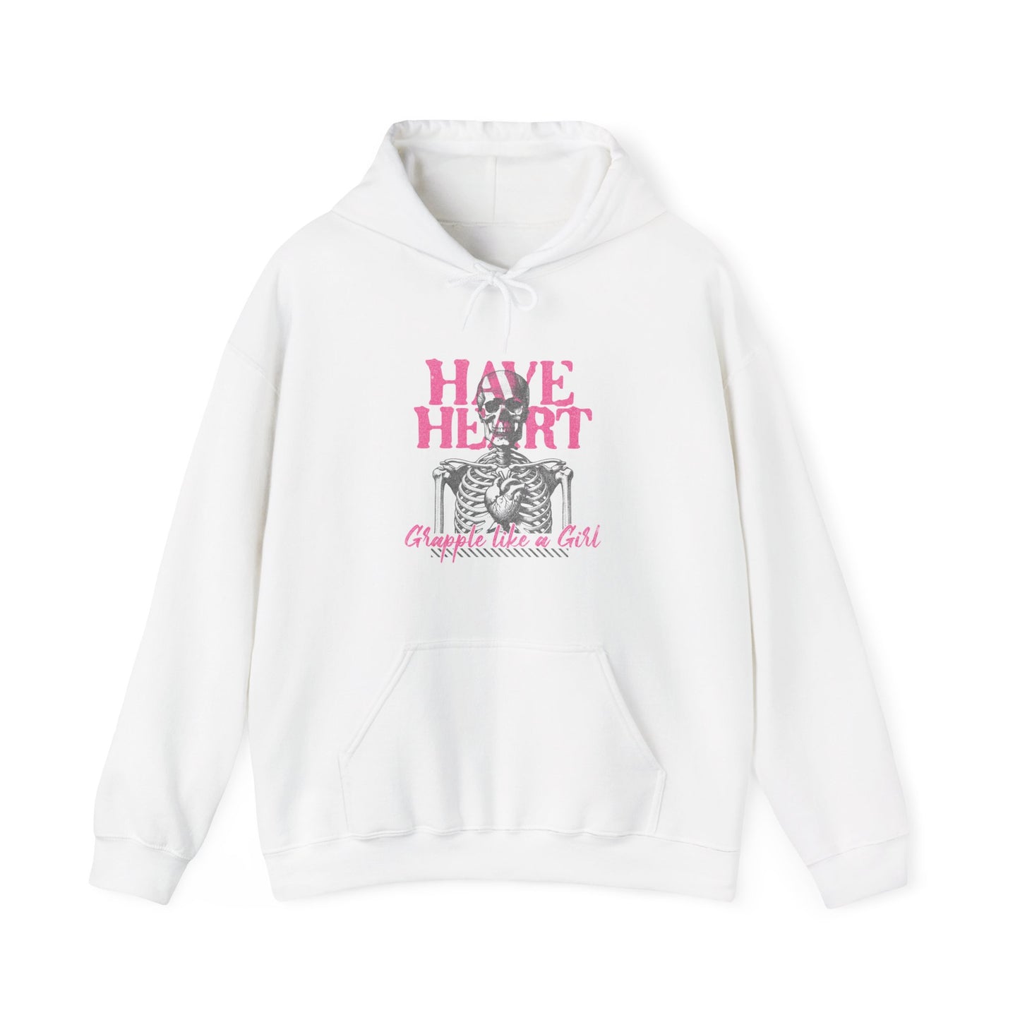 Have Heart Grapple like a Girl Hoodie