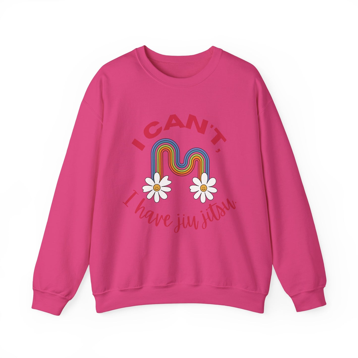 Women's BJJ I Can't, I have Jiu Jitsu Crewneck Sweater