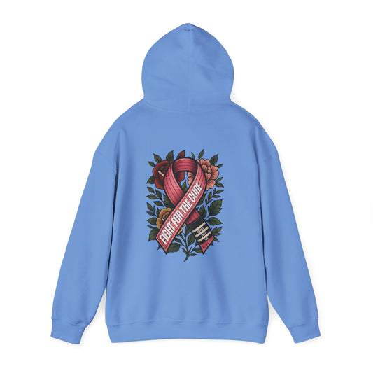 Women's BJJ Hoodie - Fight for the Cure, Breast Cancer Awareness