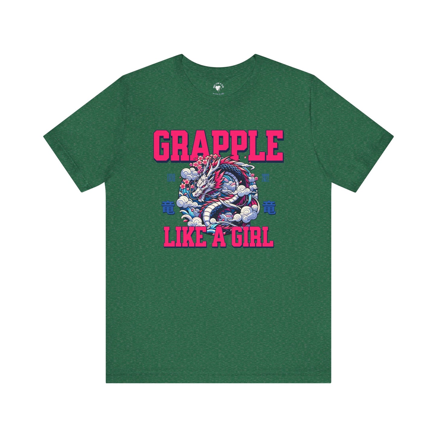 Women's Grapple like a Girl Tokyo Dragon Jiu Jitsu T-shirt