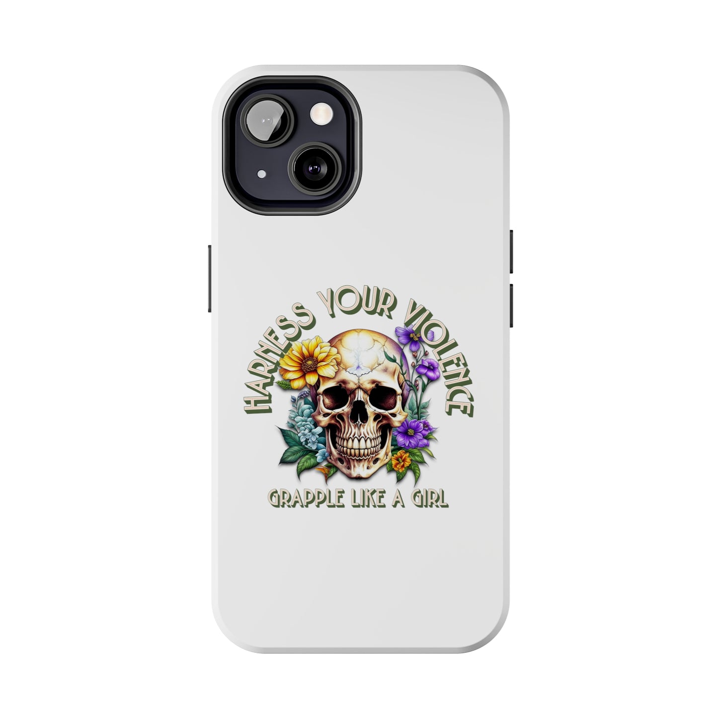 Women's BJJ Harness Your Violence Jiu Jitsu Tough iPhone Cases