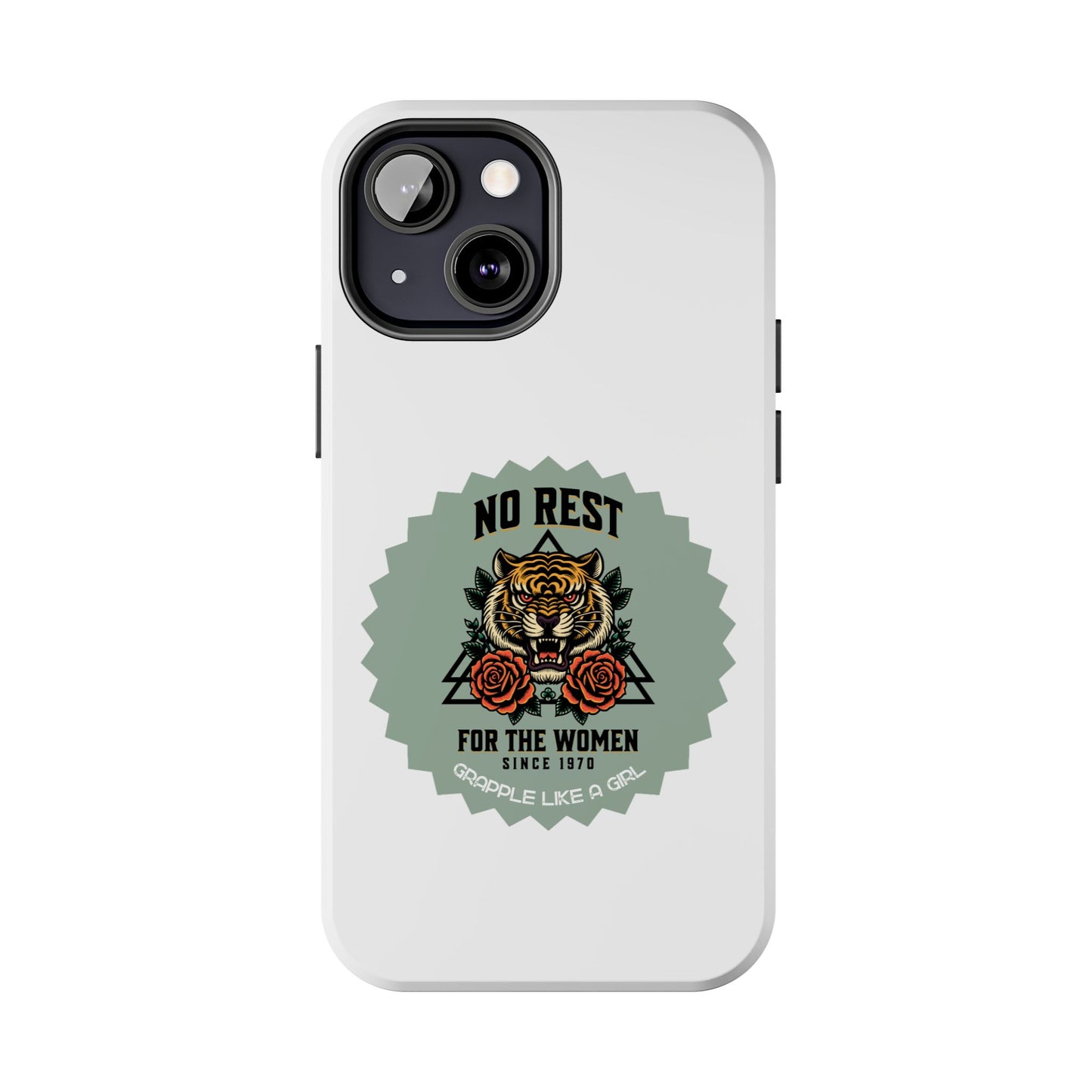 Women's BJJ No Rest for the Women Tough iPhone Cases