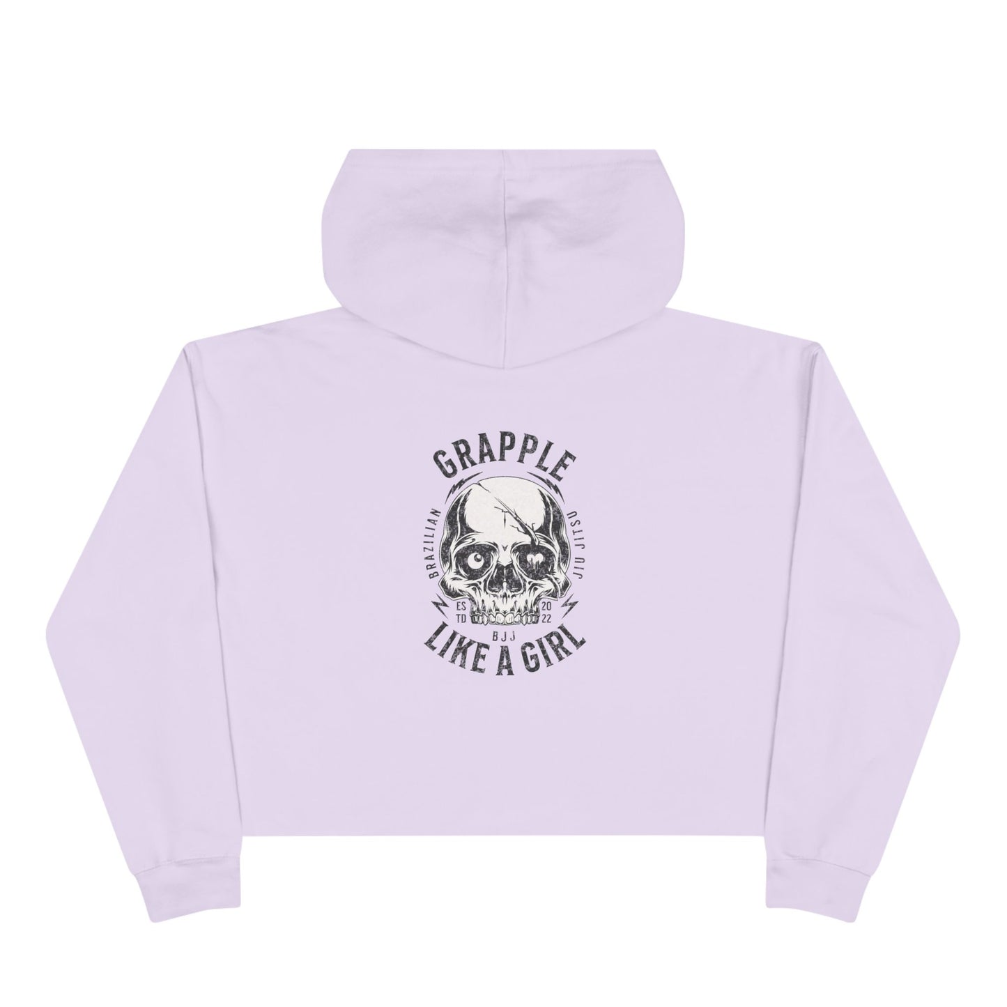 Grapple like a Girl Cropped Hoodie - Violent little thing