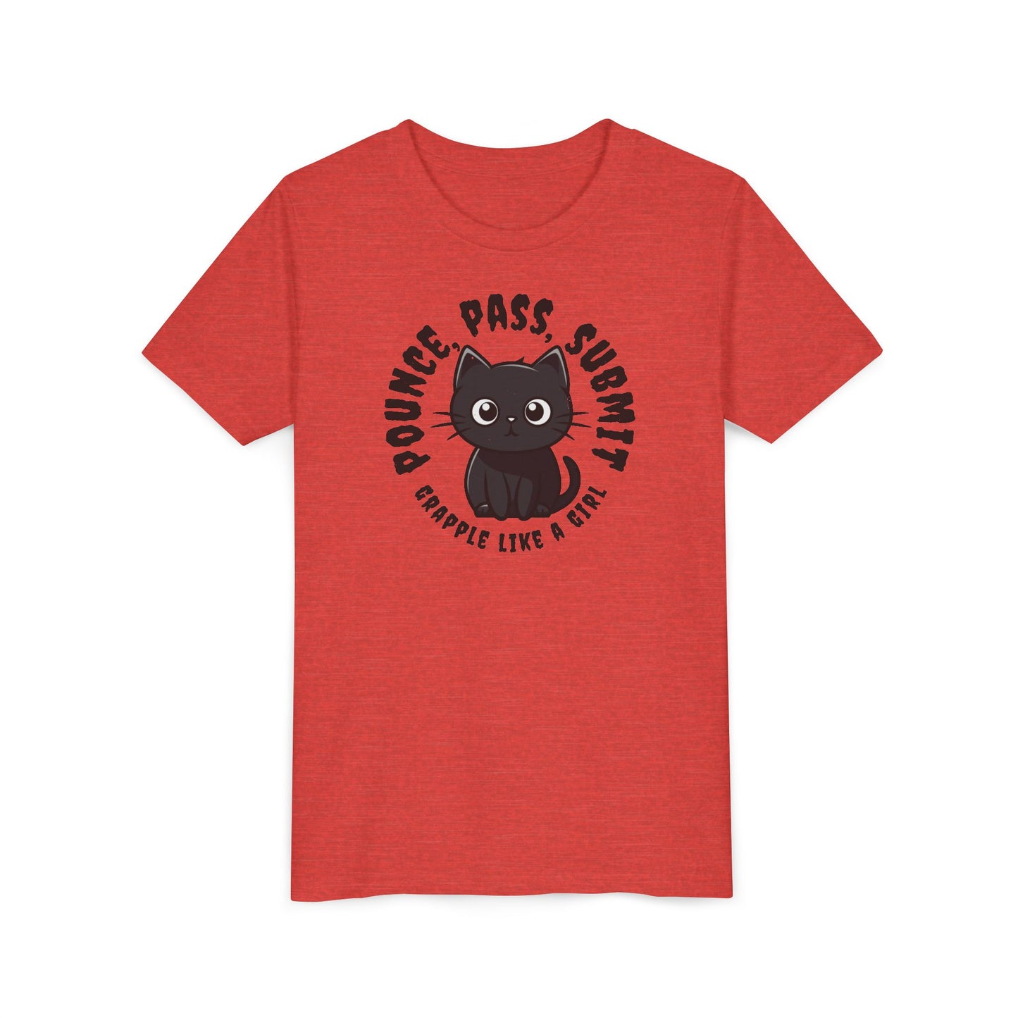 Grapple like a Girl Youth Short Sleeve Tee - Pounce, Pass, Submit *Limited Edition*
