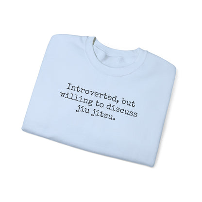 Grapple like a Girl BJJ Women's Crewneck Sweater - Introverted