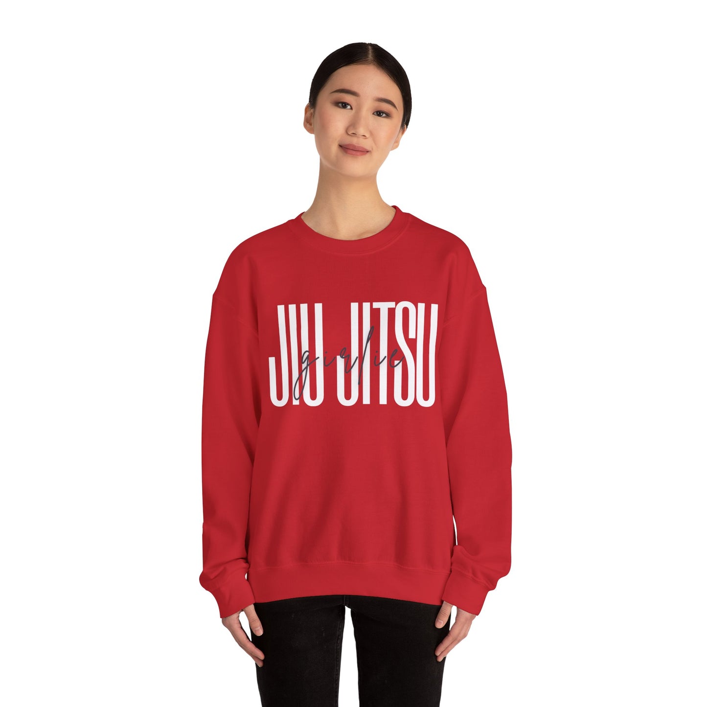 BJJ Women's Sweater Jiu Jitsu Girlie Crewneck Sweater