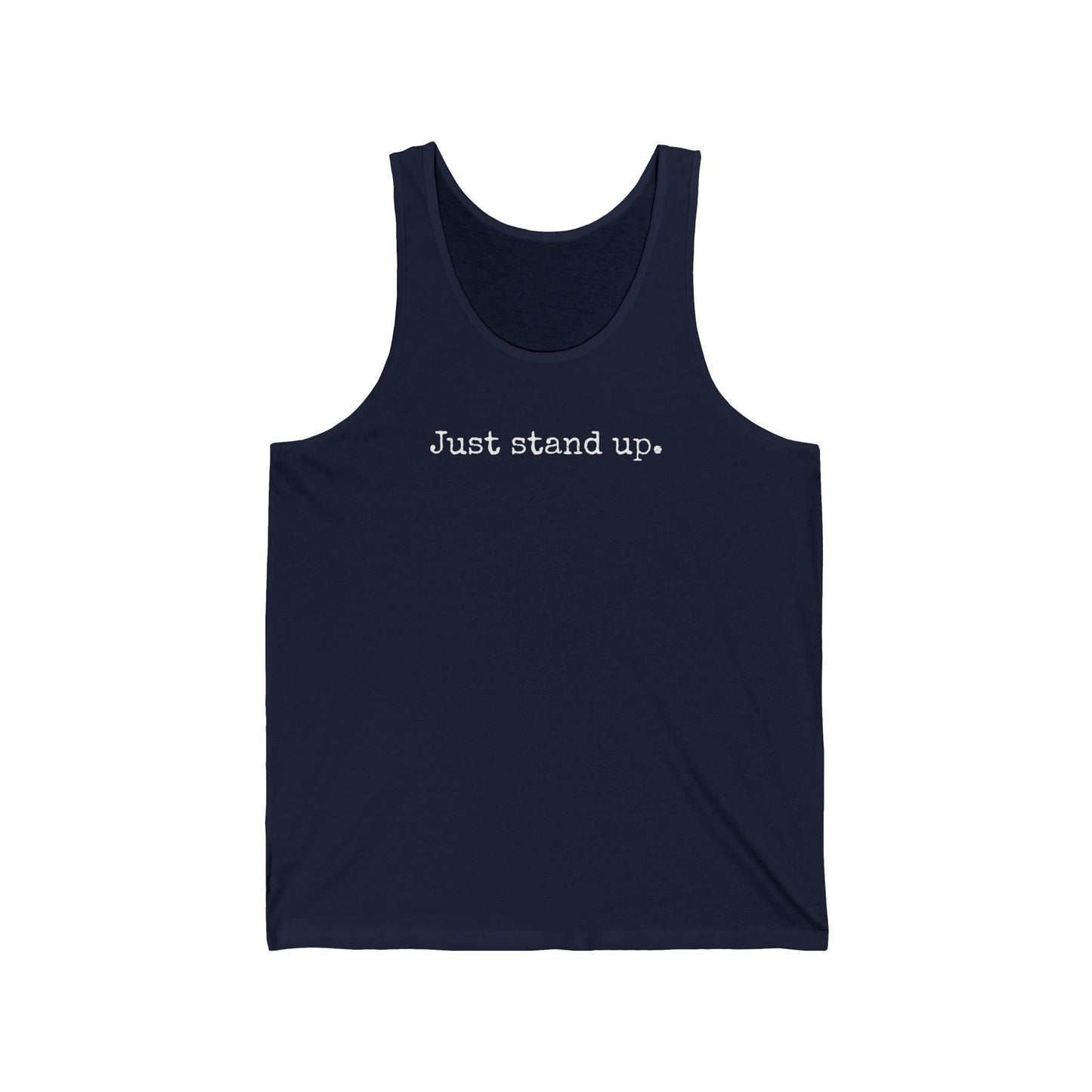 Grapple like a Girl Unisex Fit Jersey Tank - Just Stand Up.