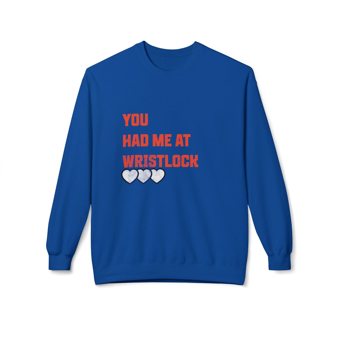 Grapple Like a Girl Crewneck Sweater - You Had me at Wristlock
