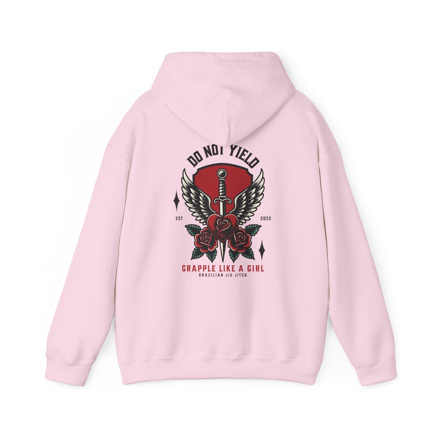 Grapple like a Girl Jiu Jitsu Hoodie - Do Not Yield