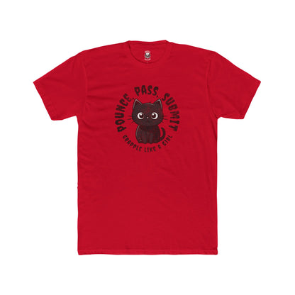 Grapple like a Girl Unisex Cotton Tee - Pounce, Pass, Submit *Limited Edition*