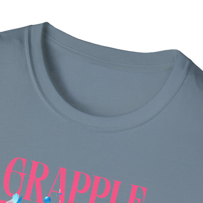 Women's Jiu Jitsu Grapple like a Girl BJJ Unisex Softstyle T-Shirt - Blossoms