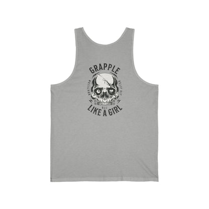 Grapple like a Girl Unisex Fit Jersey Tank - Just Stand Up.