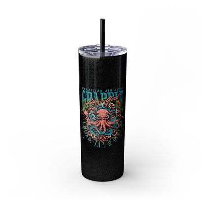 Choke, Tap, & Repeat Octopus Skinny Tumbler with Straw, 20oz