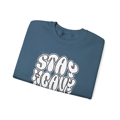 Grapple like a Girl BJJ Women's Crewneck Sweater - Stay Heavy