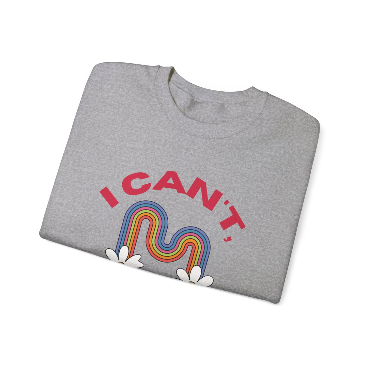 Women's BJJ I Can't, I have Jiu Jitsu Crewneck Sweater