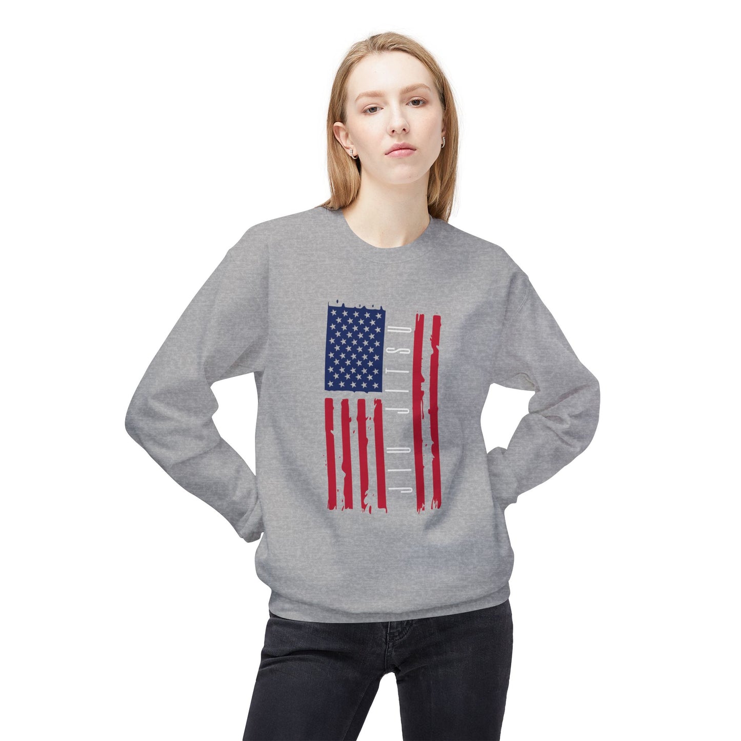 Crewneck Sweatshirt - Jiu Jitsu Flag