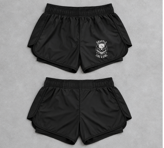 Grapple like a Girl Double Layered Grappling Shorts - Preorder